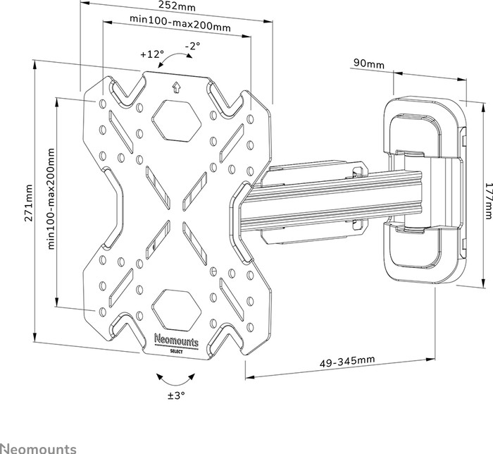 Neomounts Select WL40S-840BL12 visual supplier
