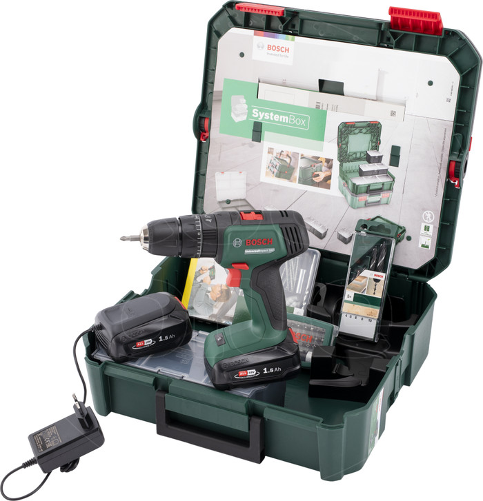 Bosch UniversalImpact 18 SystemBox 210-delig (Accu-Klopboormachine) null