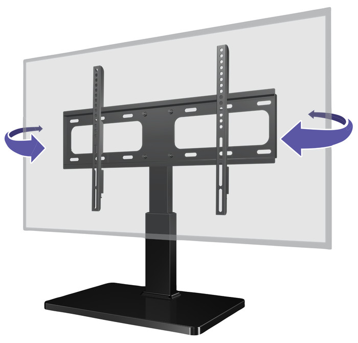 Sanus VTVS1-B2 draaibare tv voet rechterkant