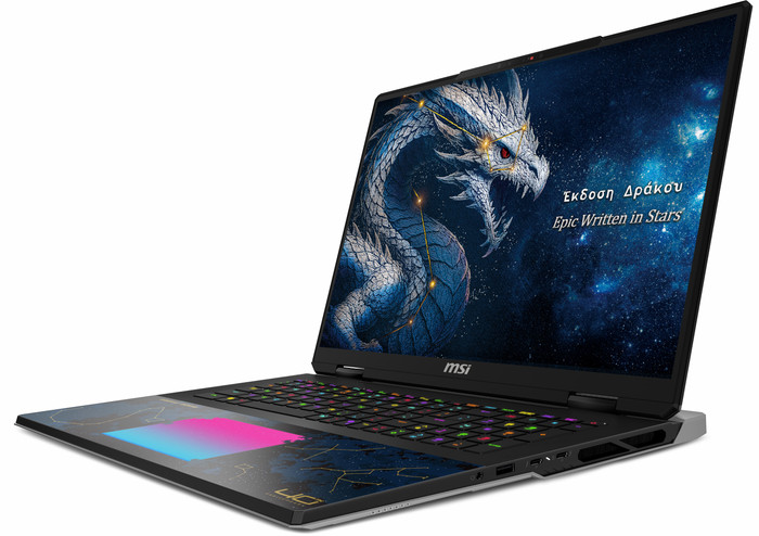MSI Titan 18 HX Dragon Edition Draco Epic A2WJ-1263BE rechterkant