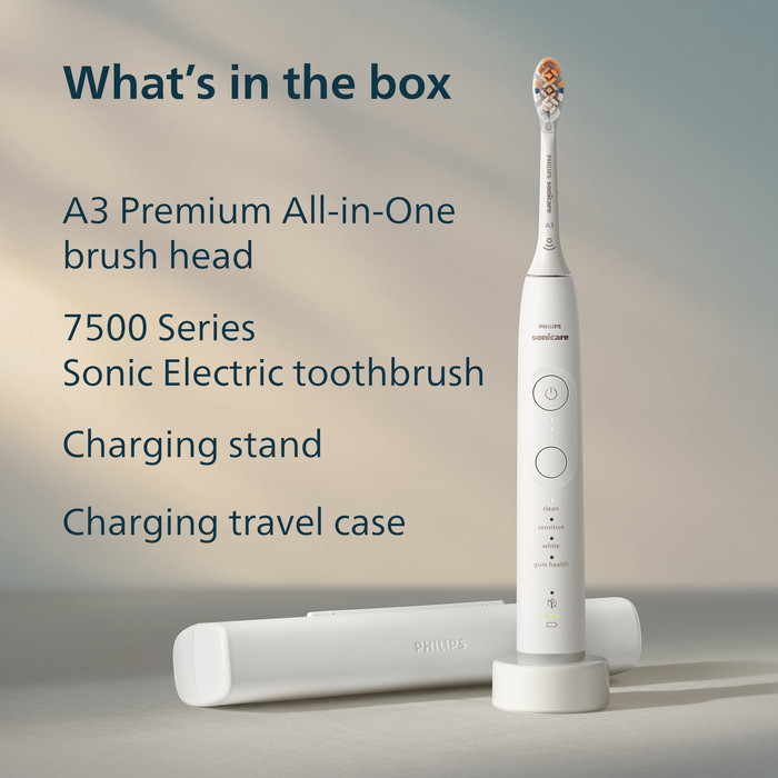 Philips Sonicare Series 7500 HX7420/12 Wit product in gebruik