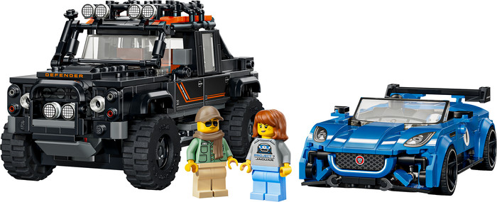 LEGO Speed Champions - La Jaguar Project 7 et le Land Rover Defender 77264 Main Image