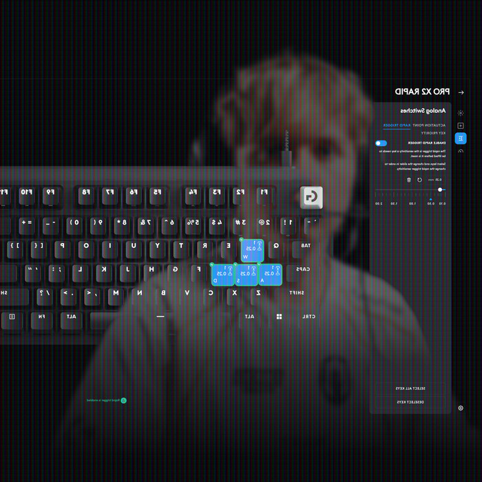 Logitech G PRO X2 RAPID TKL Gaming Toetsenbord Zwart Azerty visual leverancier