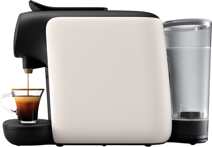 Philips L'OR Barista Sublime LM9012/03 White with 30 capsules right side