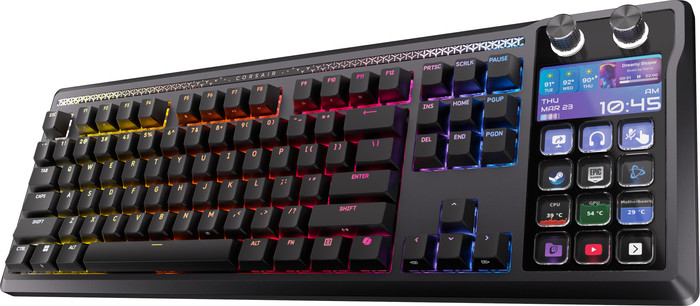 Corsair GALLEON 100 SD Gaming Toetsenbord Azerty rechterkant