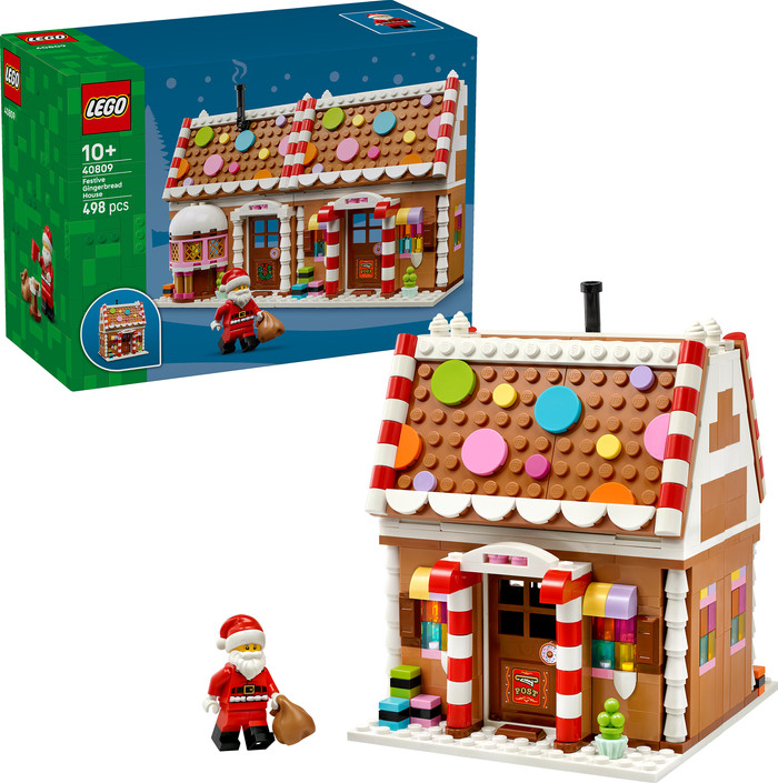 LEGO Winter Gingerbread House 40809 right side