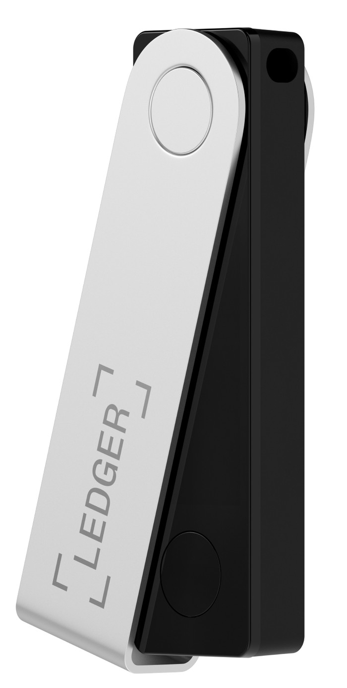 Ledger Nano X Onyx Zwart voorkant