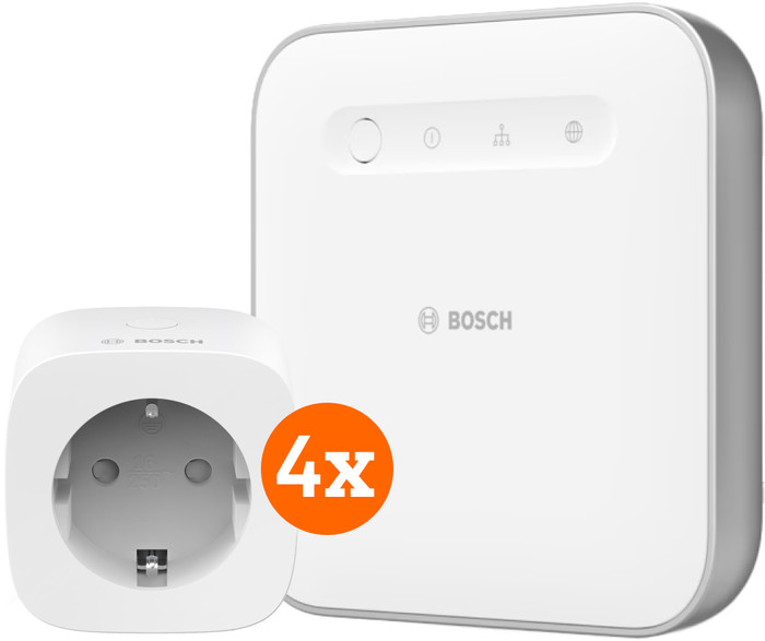 Bosch Smart Plug Compact Lot de 4 + Smart Home Controller Main Image