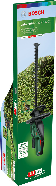 Bosch Universal Hedgecut 18v-55 packaging