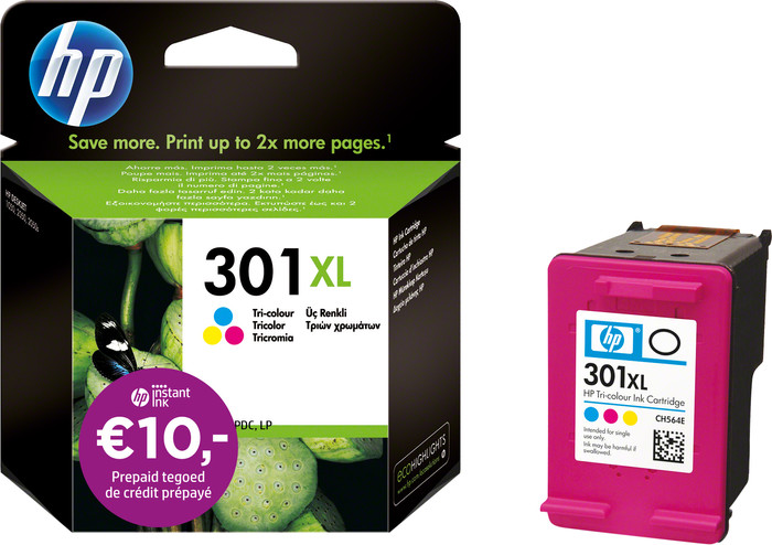 HP 301XL Cartridge Combo Pack packaging