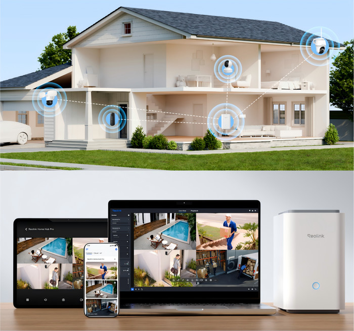 Reolink Hub 1 Pro product in gebruik