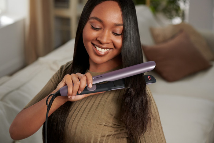 Philips BHS530/00 Rose Clair Métallisé produit à l'usage