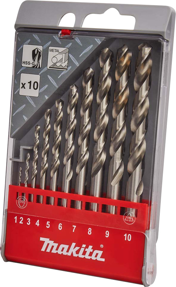 Makita Set de forets à métal 10 pièces null