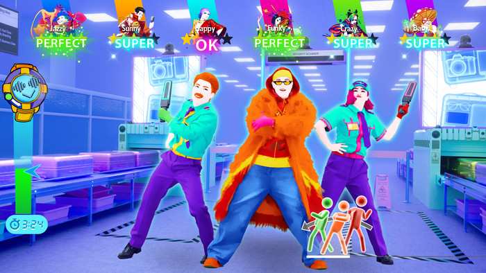 Just Dance Decades of Hits Nintendo Switch 2 product in use
