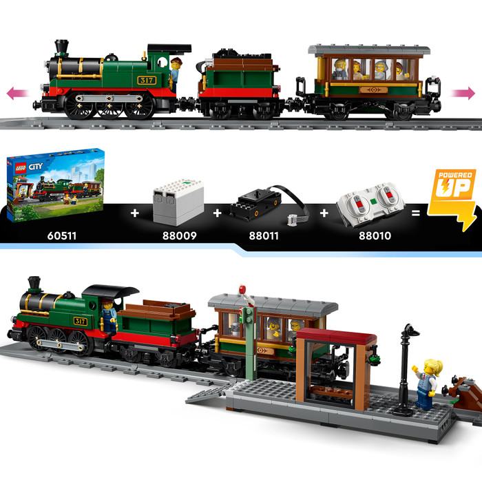 LEGO City - Le Train à Vapeur Rétro 60511 détail