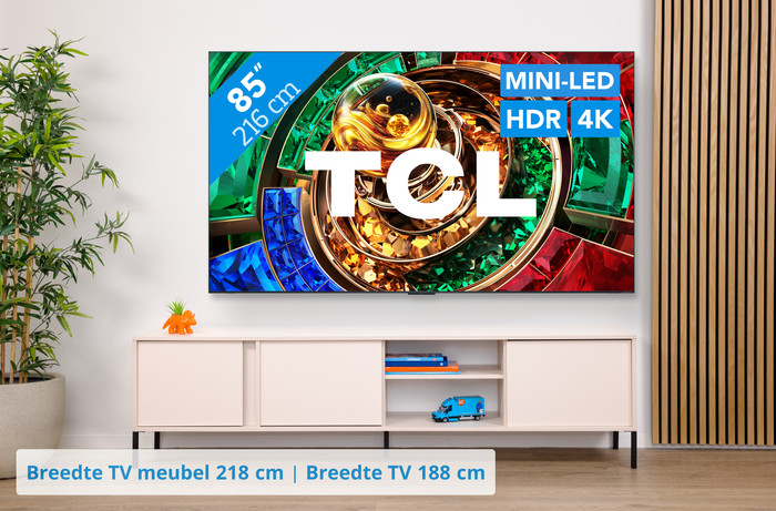 TCL RGB Mini-led 85" RM9L (2026) visual Coolblue 1