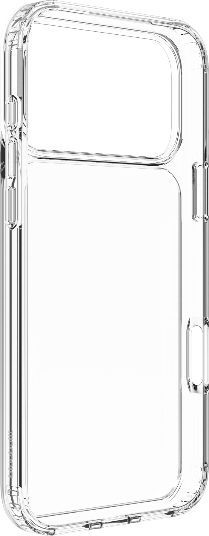 BlueBuilt Protective Back Cover iPhone 17 Pro Max Transparant rechterkant