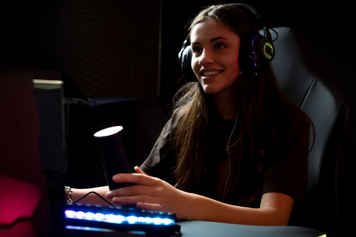 JBL Quantum Stream product in use