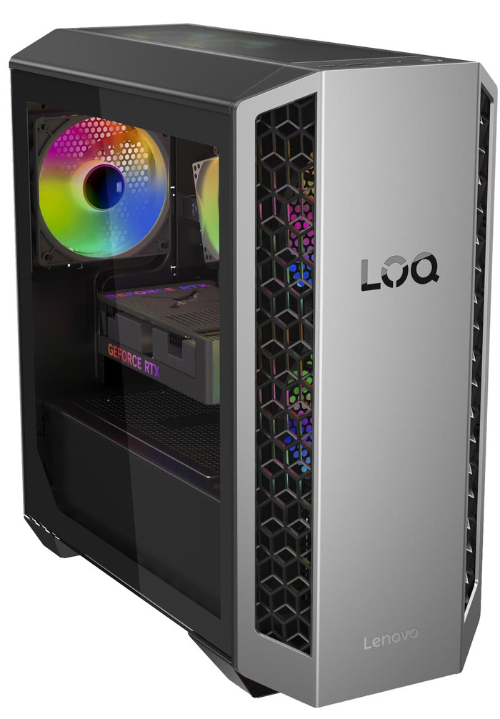 Lenovo LOQ Tower 26ADR10 A78745HX 1T 32 côté gauche