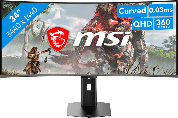 MSI MPG 341CQR X36 QD-OLED Incurvé Main Image