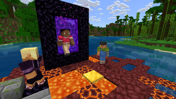 Minecraft PS5 product in gebruik