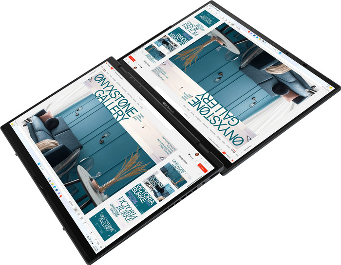 ASUS Zenbook Duo OLED Copilot+ PC UX8406CA-QL038W-BE Azerty bovenkant