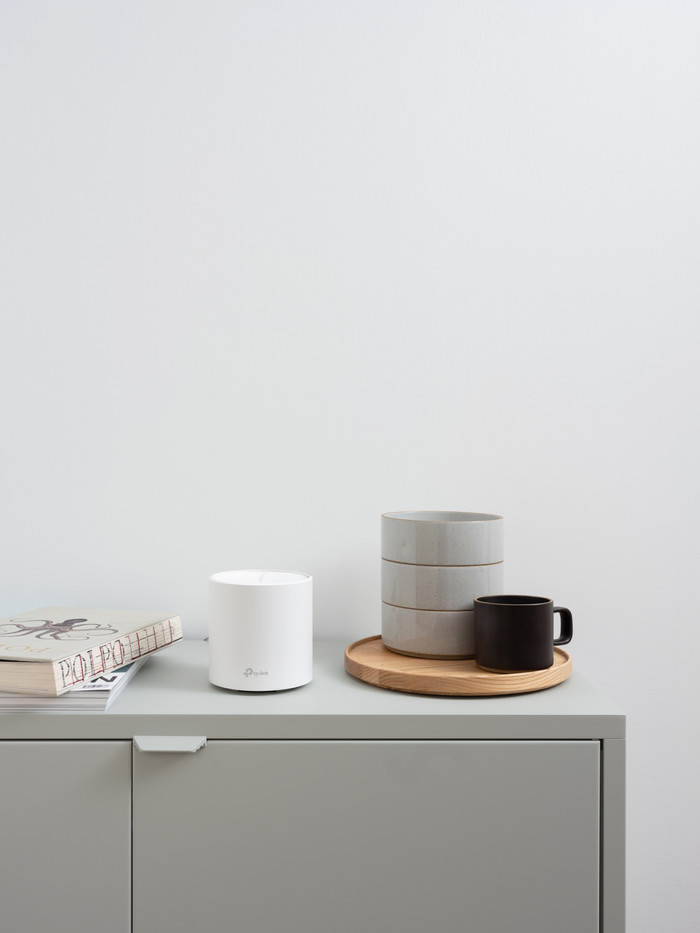 TP-Link Deco X50 3-pack + Deco X50 Outdoor product in use