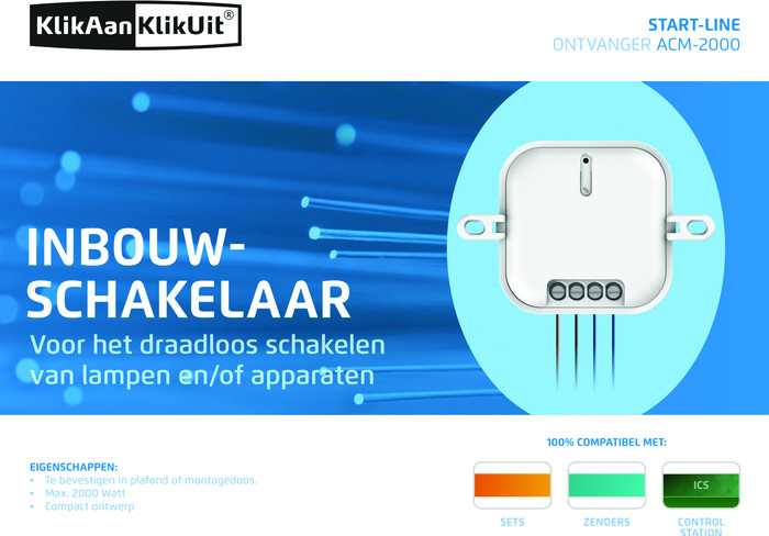 KlikAanKlikUit Built-In Switch ACM-2000 null