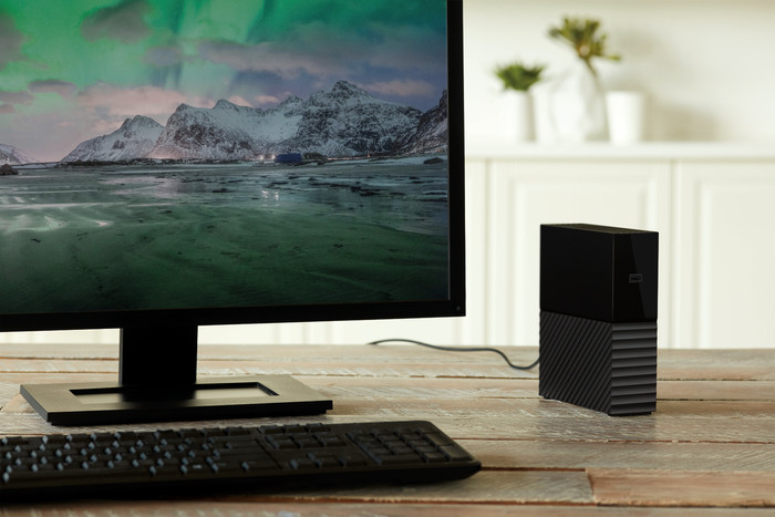 WD My Book 8TB product in gebruik