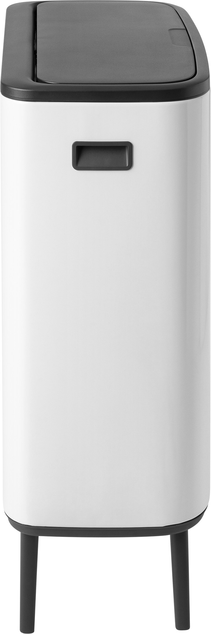 Brabantia Bo Touch Bin Hi Trash Can 60L with Plastic Inner Bucket - White null