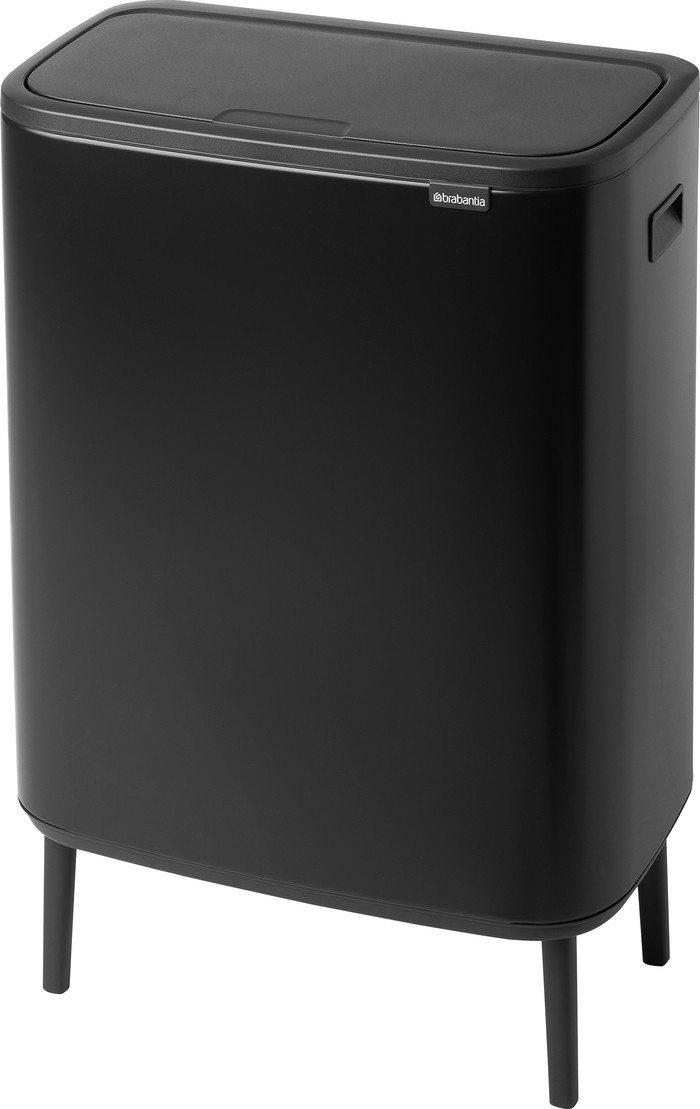 Brabantia Bo Touch Bin Hi Trash Can 2x 30L Matte Black null