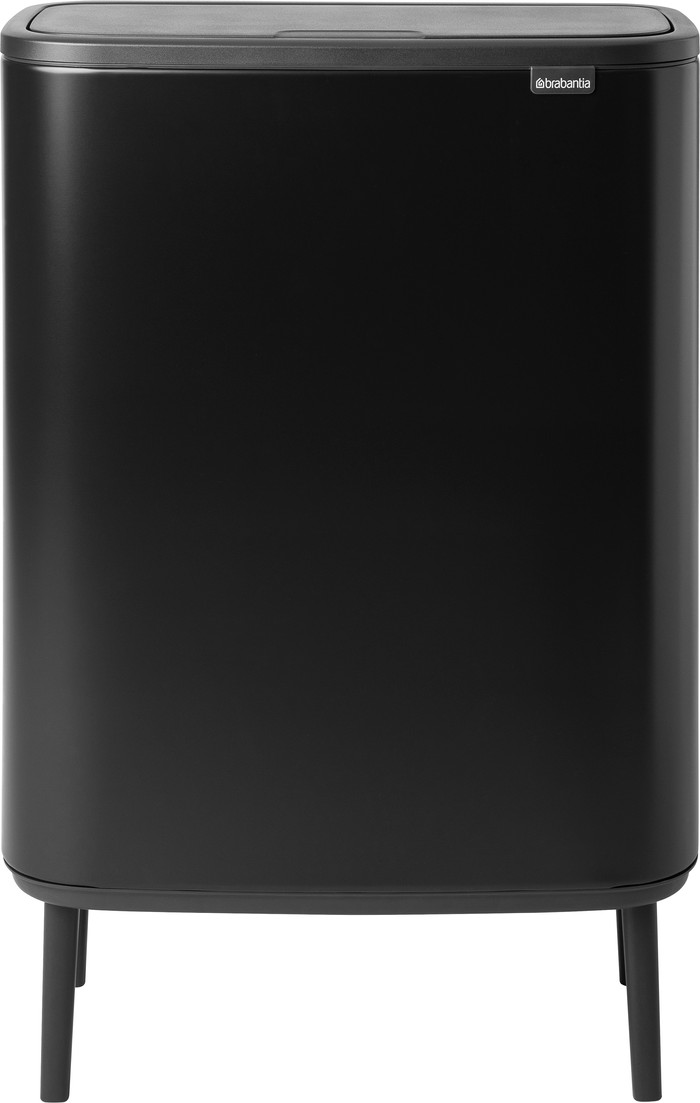 Brabantia Bo Touch Bin Hi Trash Can 2x 30L Matte Black null