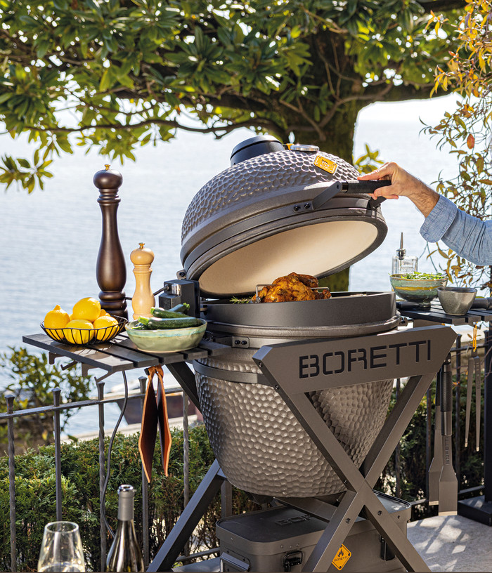 Boretti Ceramica Large + Boretti Housse BBQ Ceramica Large produit à l'usage