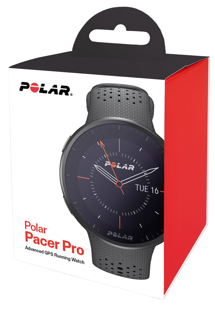 Polar Pacer Pro Gris emballage