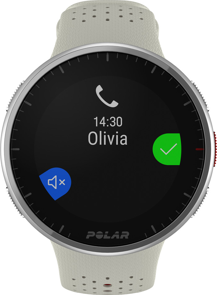 Polar Pacer Pro Blanc avant