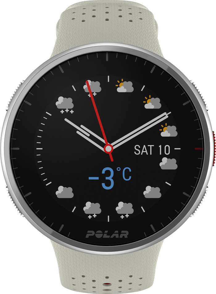 Polar Pacer Pro Blanc avant