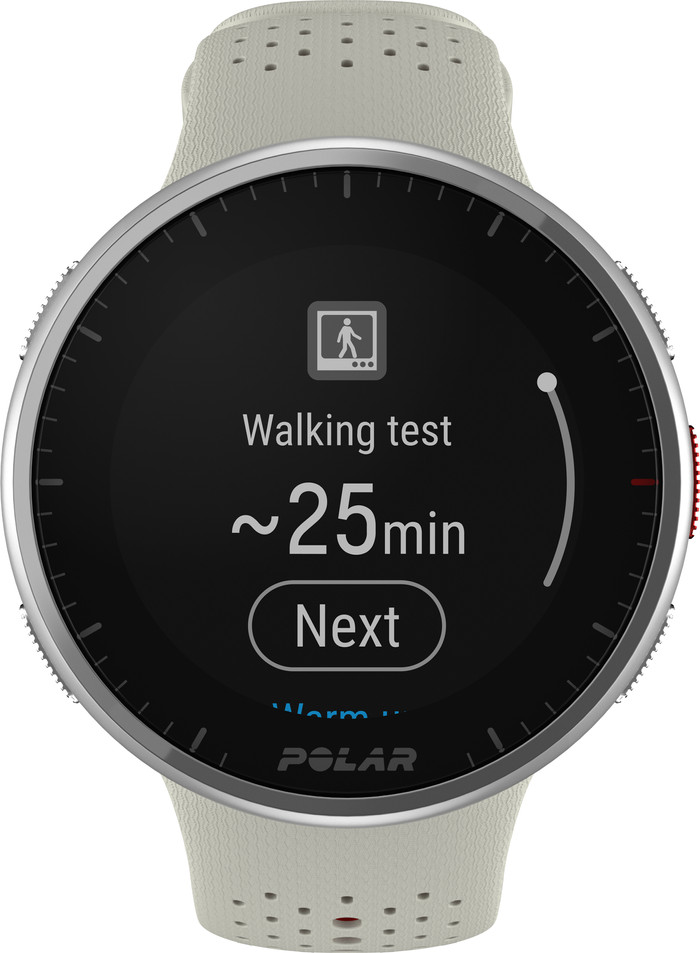 Polar Pacer Pro Blanc avant