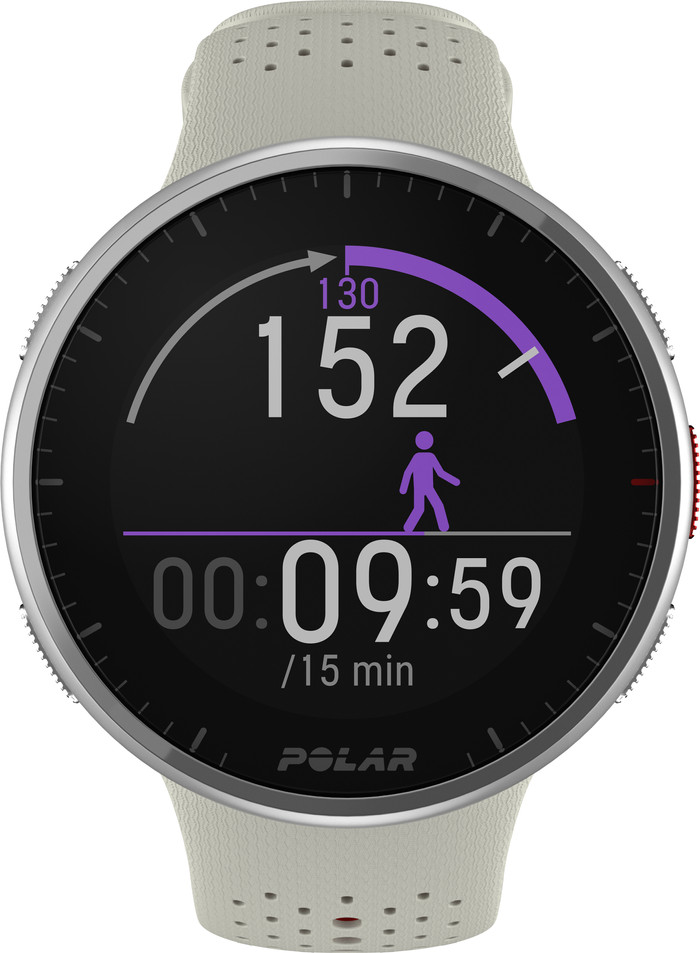 Polar Pacer Pro Blanc avant