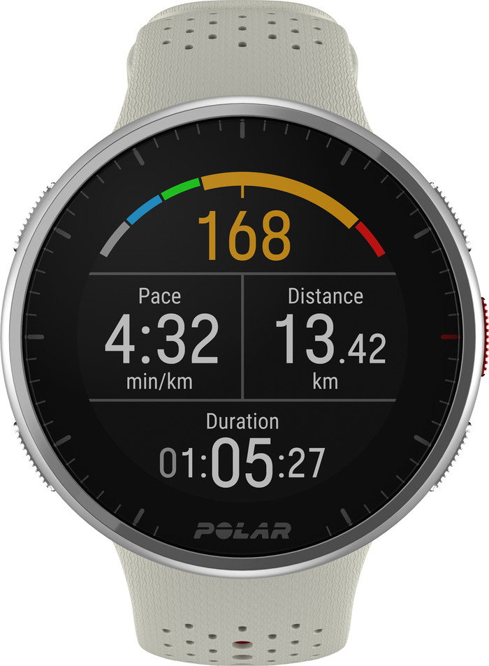 Polar Pacer Pro Blanc avant