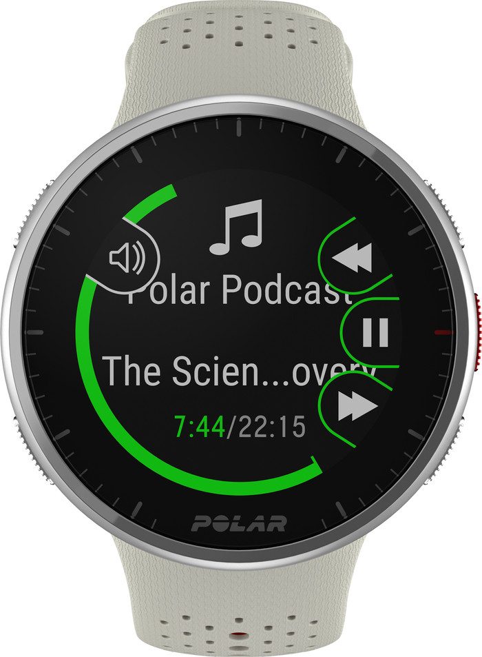 Polar Pacer Pro Blanc avant