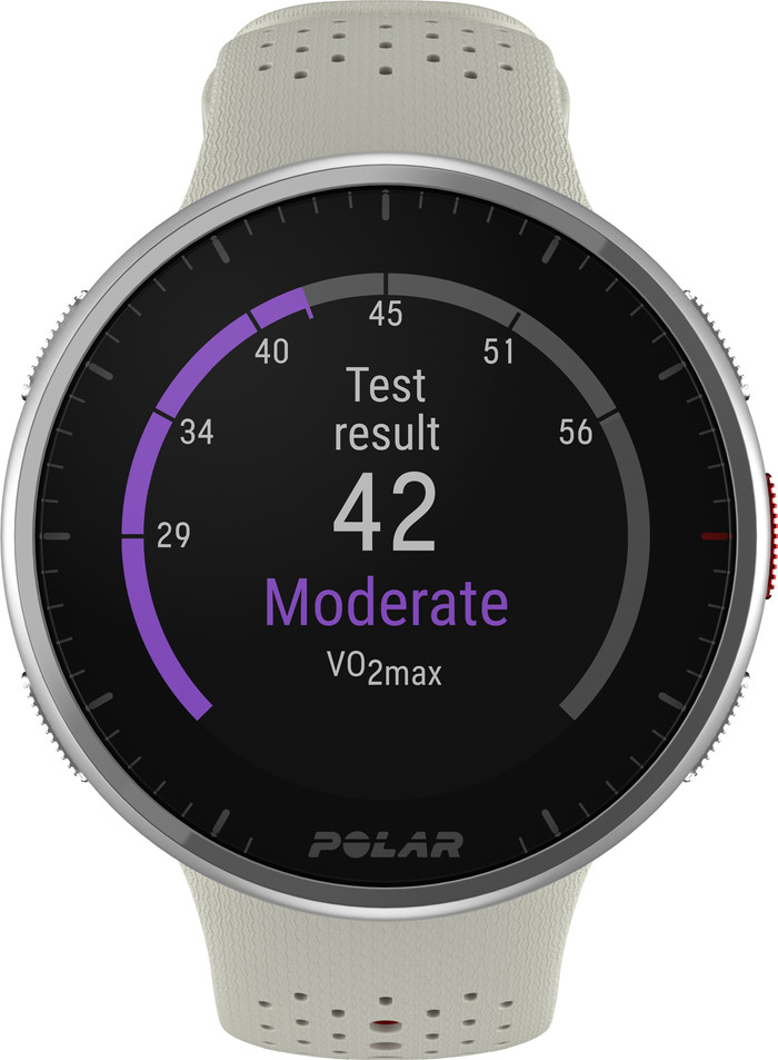 Polar Pacer Pro Blanc avant