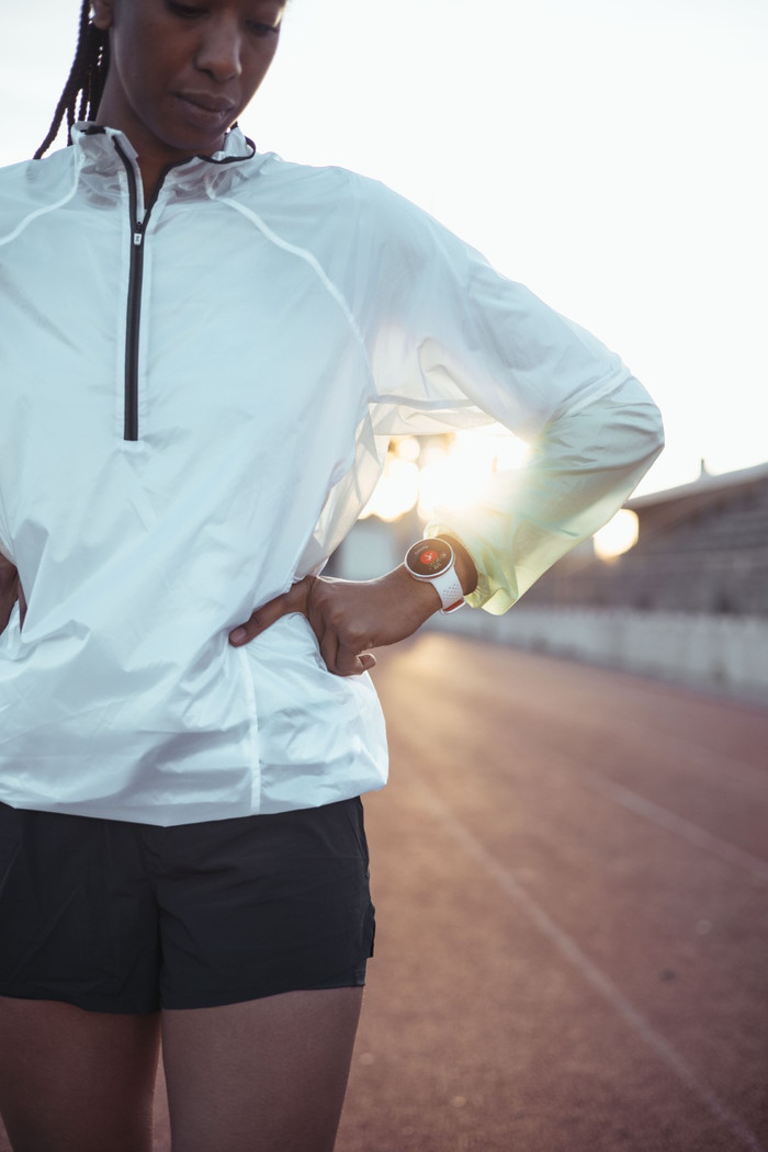 Polar Pacer Pro Blanc produit à l'usage