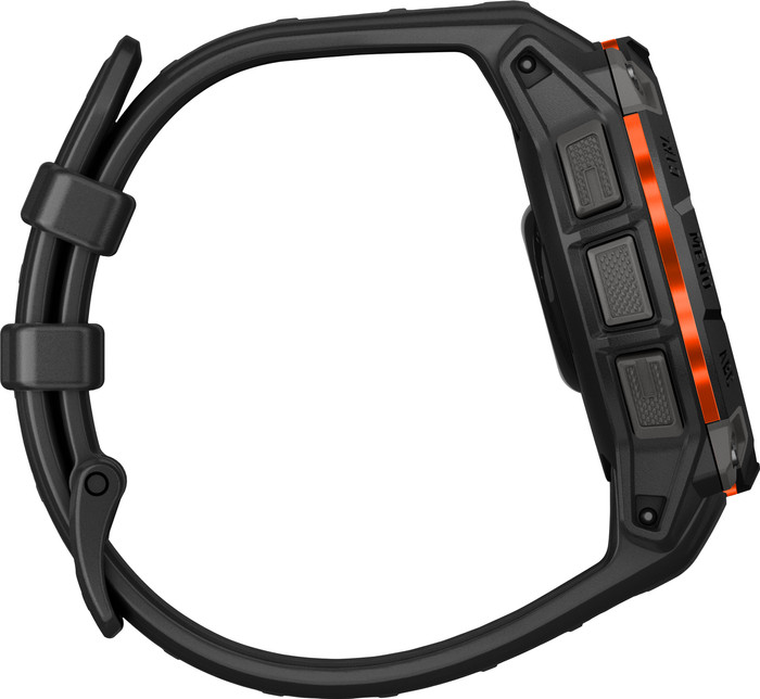 Garmin Instinct 3 Solar Noir 45 mm côté gauche