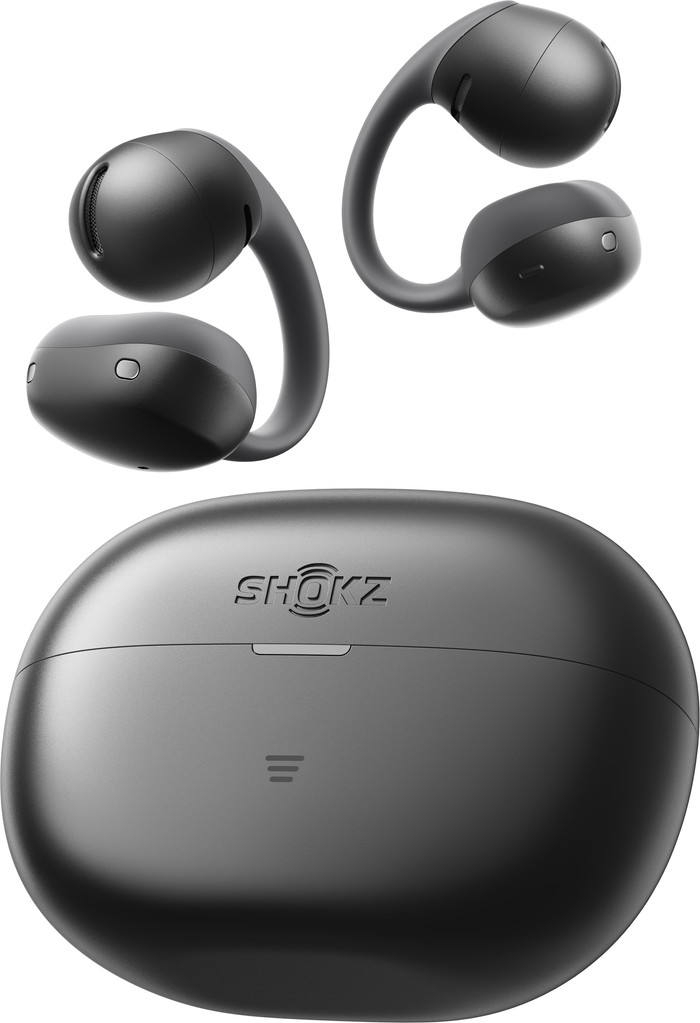 Shokz OpenDots Air Zwart voorkant