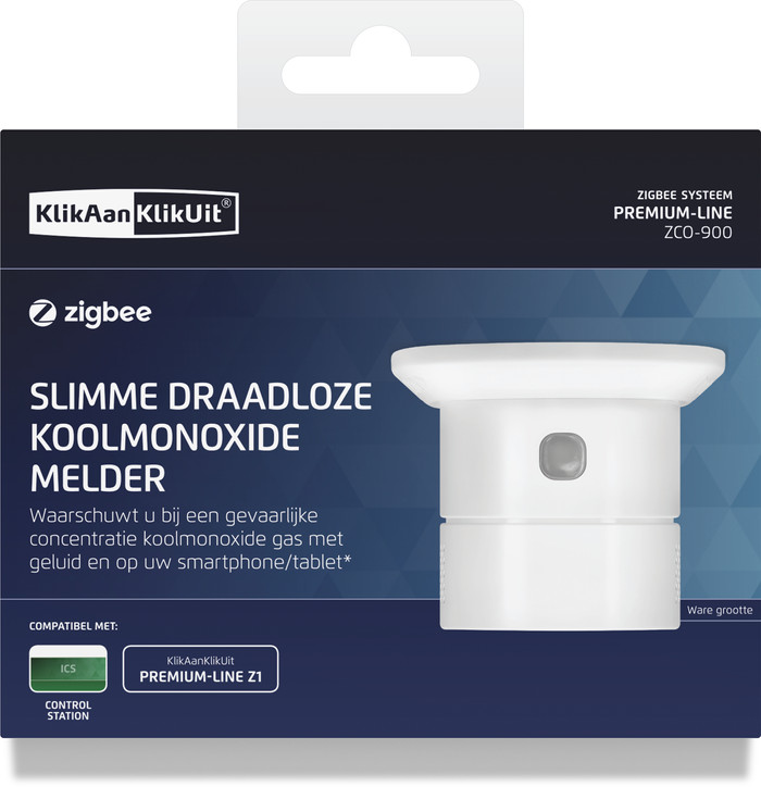 KlikAanKlikUit Smart Wireless Carbon Monoxide Detector ZCO-900 null