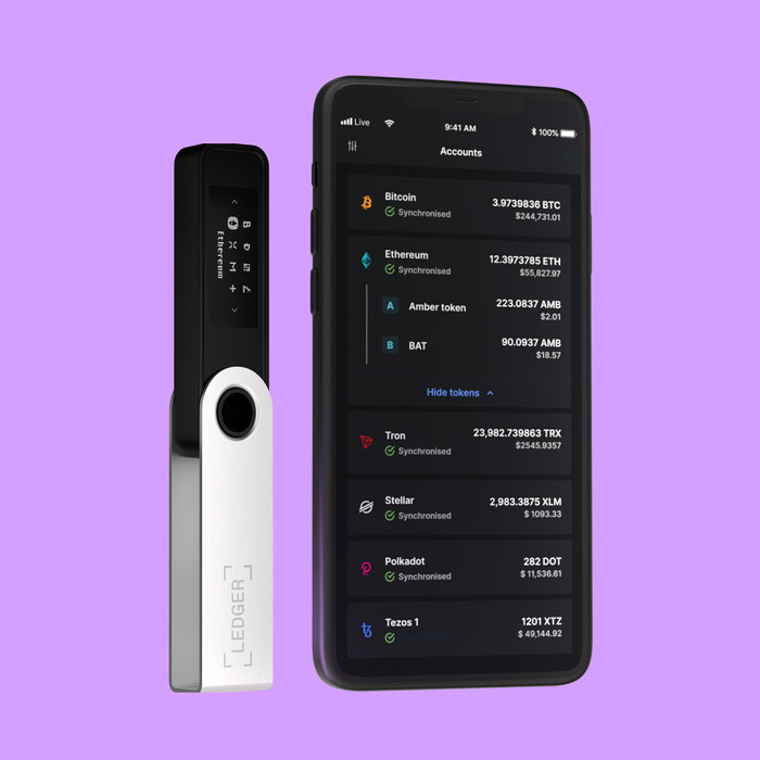 Ledger Nano S Plus Mat Zwart visual leverancier
