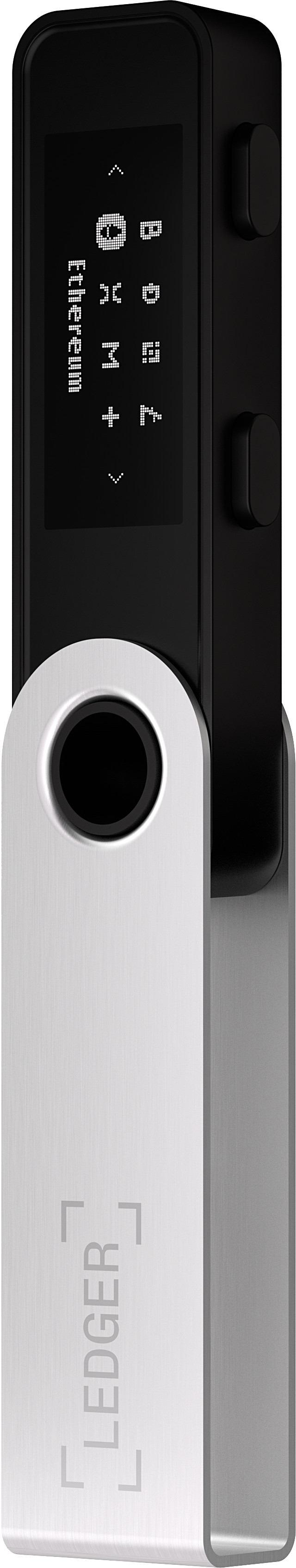 Ledger Nano S Plus Mat Zwart rechterkant