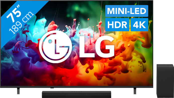 LG Mini-led 75" QNED70 (2026) + LG DS40T Main Image
