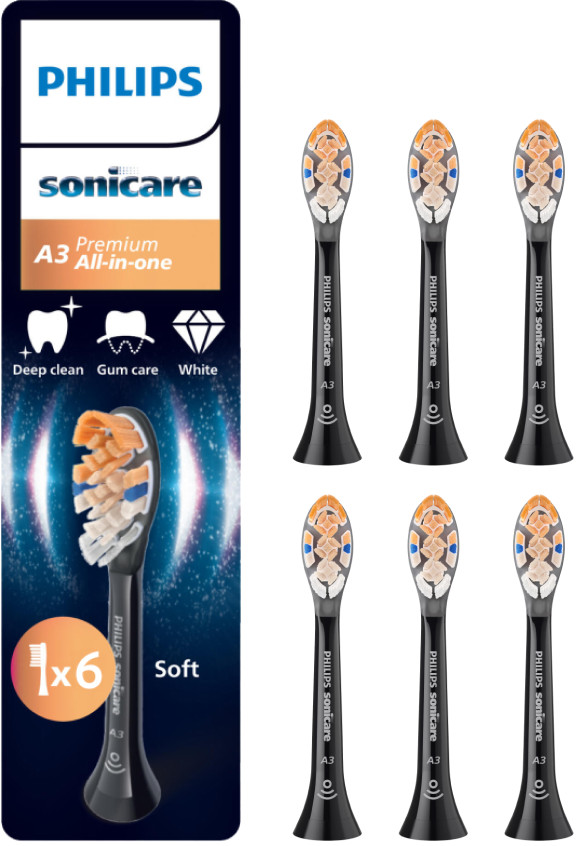 Philips Sonicare Premium All-in-One Zwart (6 stuks) Main Image