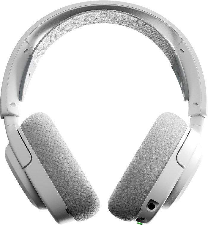 SteelSeries Arctis Nova 3 PC Draadloze Gaming Headset Wit achterkant